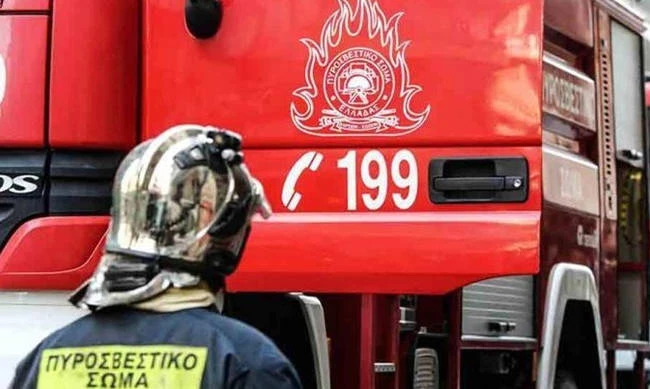 Φωτιά σε εξέλιξη στη Χαλκίδα